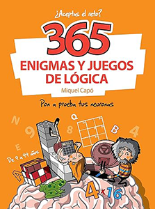 365 enigmas y juegos de lógica: Para niños y niñas. Acertijos divertidos y Retos de ingenio para apr