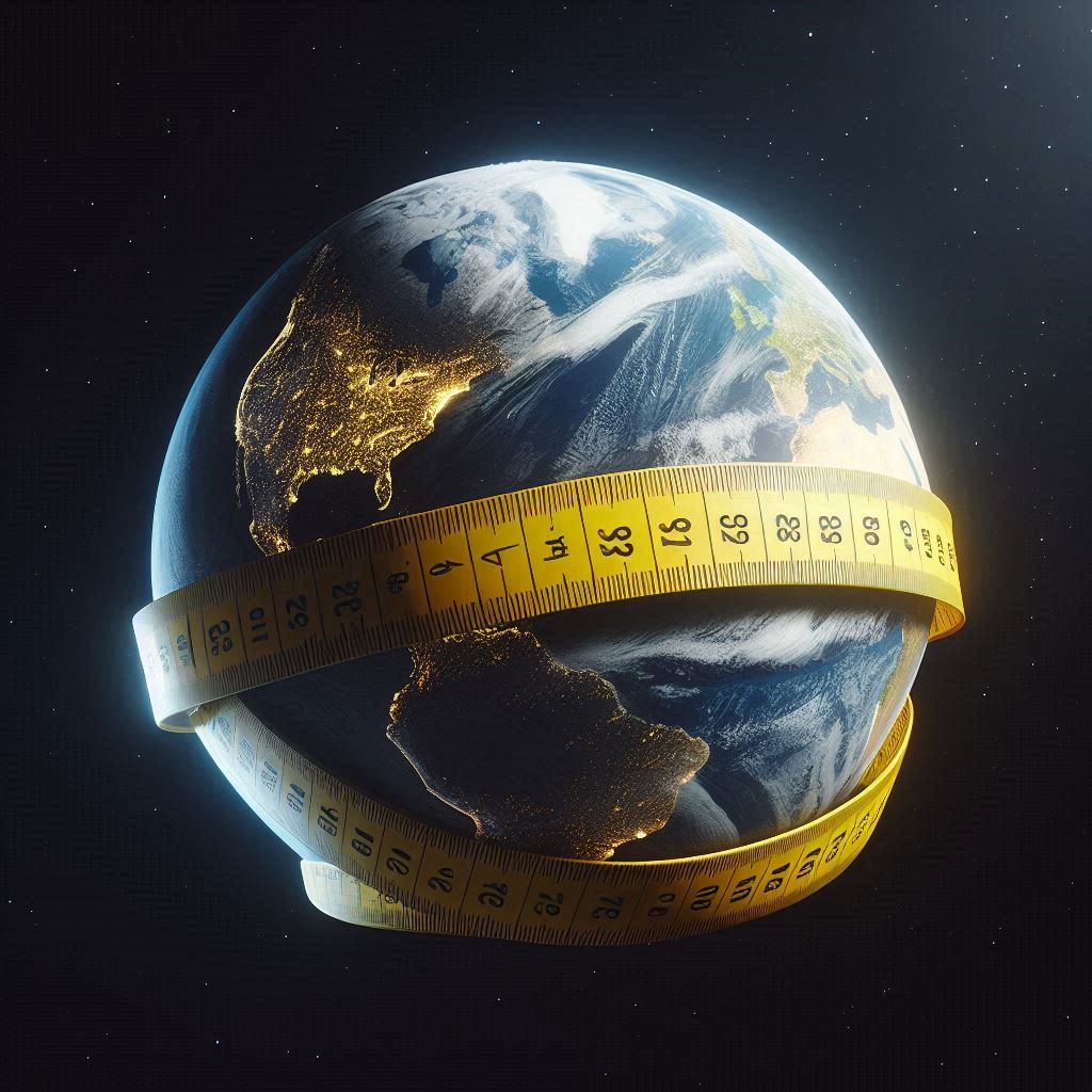 Measuring the size of the Earth