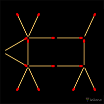 Make the cow look to the right by moving only 2 matches | Brain teaser