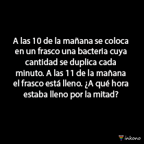 Acertijo de la bacteria que se duplica | Reto Mental