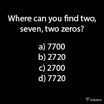 Where are two, seven, two zeros? | Viral Challenge